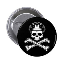 Bike or Die - Bike and Crossbones Pins