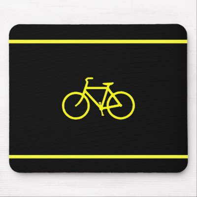 Bike ride for your mouse mouse mat by Tuneya