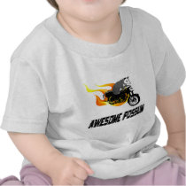 Bike Rider Awesome Possum T Shirts