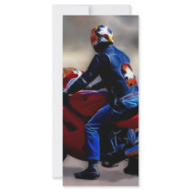 Bike Rider Custom Rack Cards