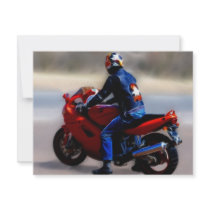 Bike Rider Personalised Announcement