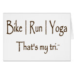 Bike | Run | Yoga Card