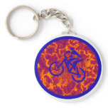 Bike Soul Petroglyph Keychain