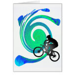 bike soul vibes greeting card
