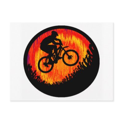 Bike Souls Notice Postcards by ninuno