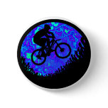 Bike Starry Night Button