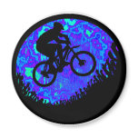 Bike Starry Night Refrigerator Magnet