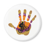 Bike Sun Canyon Fridge Magnets