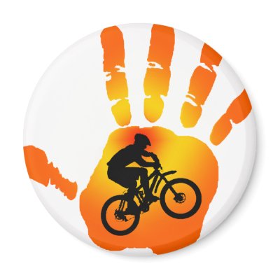 Bike Sun Raised Refrigerator Magnet by ninuno