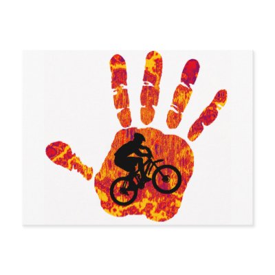 Bike Sure Grip Postcard by ninuno