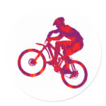 Bike The Beginnings Round Sticker