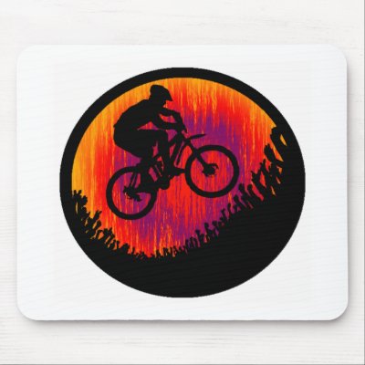 bike The Drop Mouse Mat by ninuno