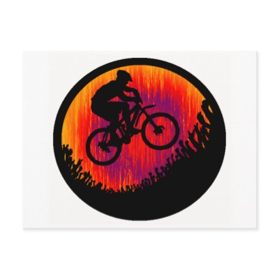 bike The Drop Post Card by ninuno