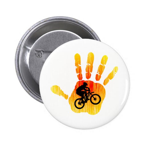 Bike then Progress Pinback Buttons