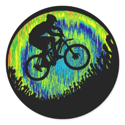 Bike This Is Round Sticker by ninuno