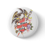 biker and bitch button