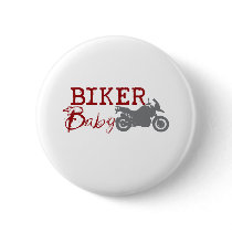 Biker Baby Button