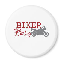 Biker Baby Magnet