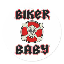 Biker Baby Skull