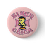 Biker Chicklette Pinback Button