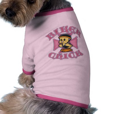 Biker Chicklette Doggie Tee by kidlings
