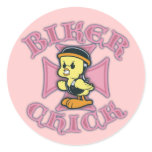 Biker Chicklette Sticker