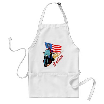 Biker Cops Aprons by bonfirepolice