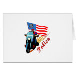 Biker Cops Card