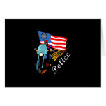Biker Cops Greeting Card