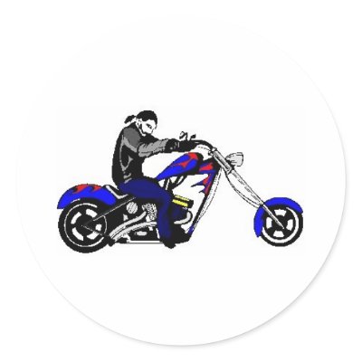 Biker Designs Stickers by WhiteTiger_LLC