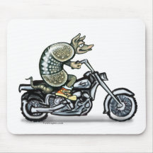 Biker Dillo Mouse Mats