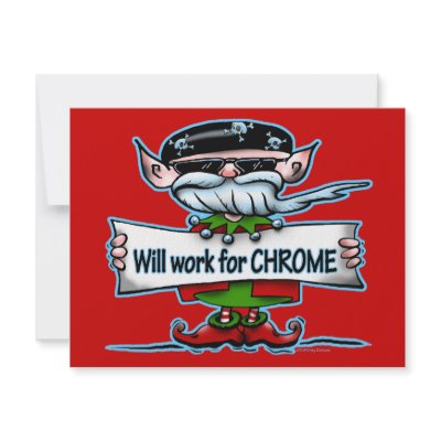 Biker Elf customisable holiday gifts by tuffshops