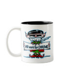 Biker Elf customisable holiday gifts Mugs