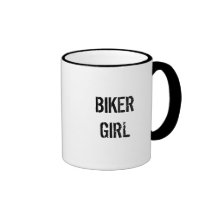 BIKER GIRL COFFEE MUG