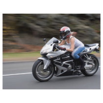 Biker Girl Photo