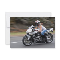 Biker Girl Photo
