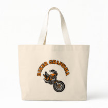 BIKER GRANDMA CANVAS BAG