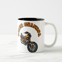 BIKER GRANDPA COFFEE MUGS
