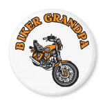 BIKER GRANDPA magnets