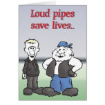 Biker Loud Pipes Card