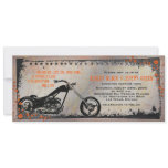 Biker or Motorcycle Wedding Invitation
