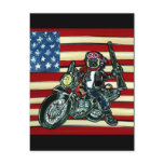 Biker Pug postcards