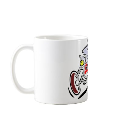 Biker Rat Coffee Mugs by rattycorner