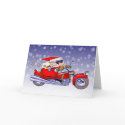 Biker Santa cards
