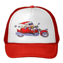Biker Santa Mesh Hat