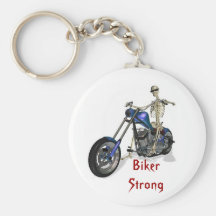 Biker Strong Keychain