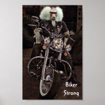 Biker Strong Print