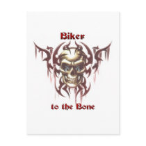 Biker to the Bone Post Cards
