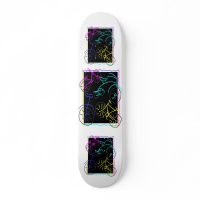 bikers skateboard decks by dgascalon