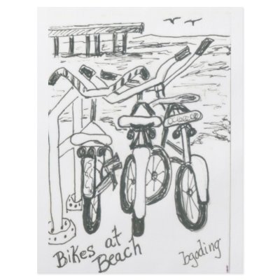 Bikes at beach flyer design by Flags1